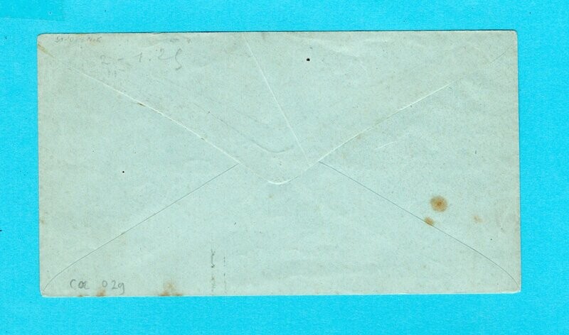 COLOMBIA postal envelope 1895 Barranquilla to Germany