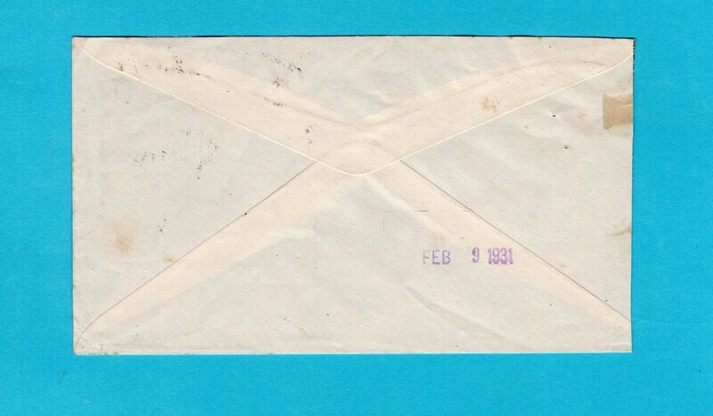 PANAMA envelope 1931 Panama to USA