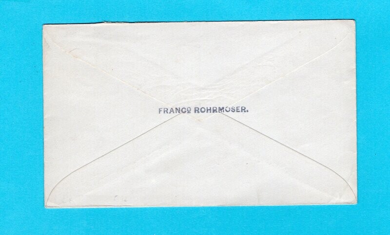 COSTA RICA envelope 1906 Puntas Arenas to San José
