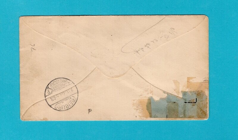 EL SALVADOR postal envelope with AR 1903 San Salvador to Germany