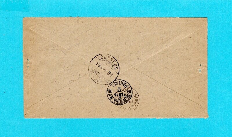 EL SALVADOR cover 1906 Sonsonate to USA