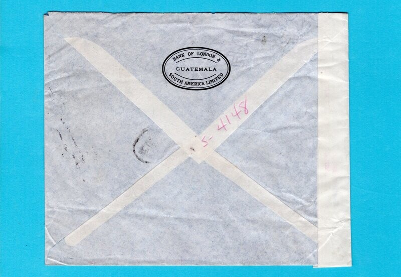 GUATEMALA air censored cover 1942 with bisect to Argentina