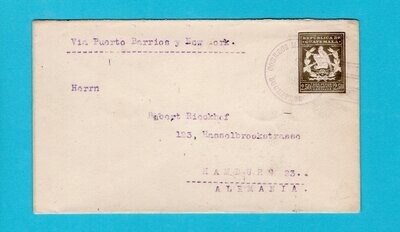 GUATEMALA envelope 1923 Suchitepeque to Germany