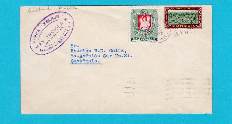 GUATEMALA cover 1950 Ambulante Guatemala - Ayutla