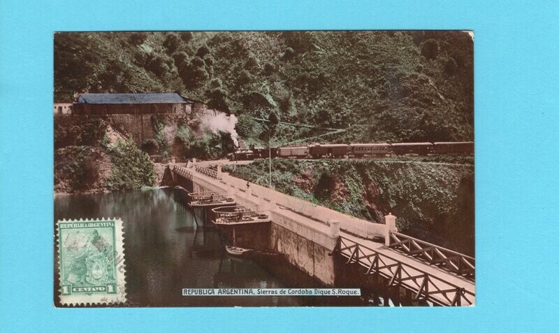 ARGENTINA PPC train at Dique Sn Roque 1908 to Netherlands