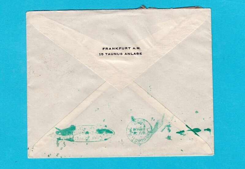 BRAZIL zeppelin cover 1930 Recife to USA