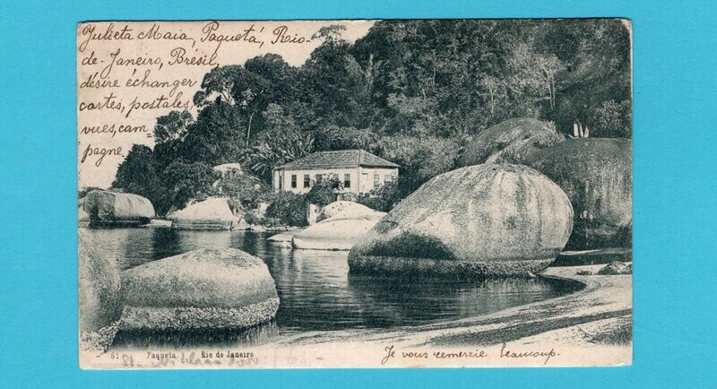 BRAZIL PPC 1906 Rio de Janeiro to St Pierre et Miquelon