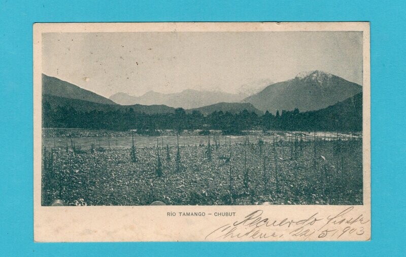 ARGENTINA illustrated postal card Rio Tamango 1903 Buenos Aires