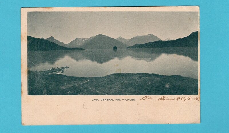 ARGENTINA illustrated postal card Lago General Paz 1903 BA