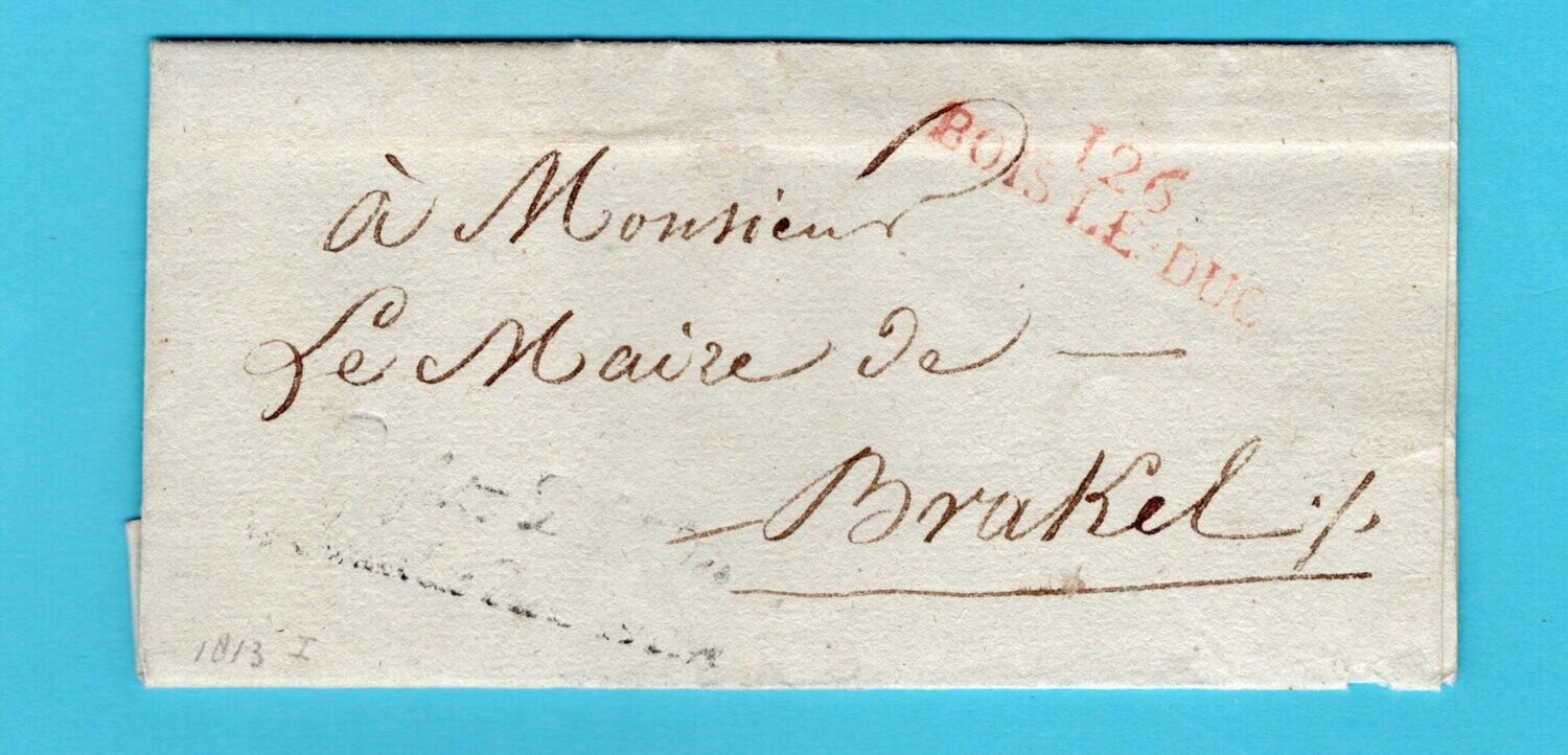 NEDERLAND brief 1813 met 126/ Bois le Duc naar Brakel