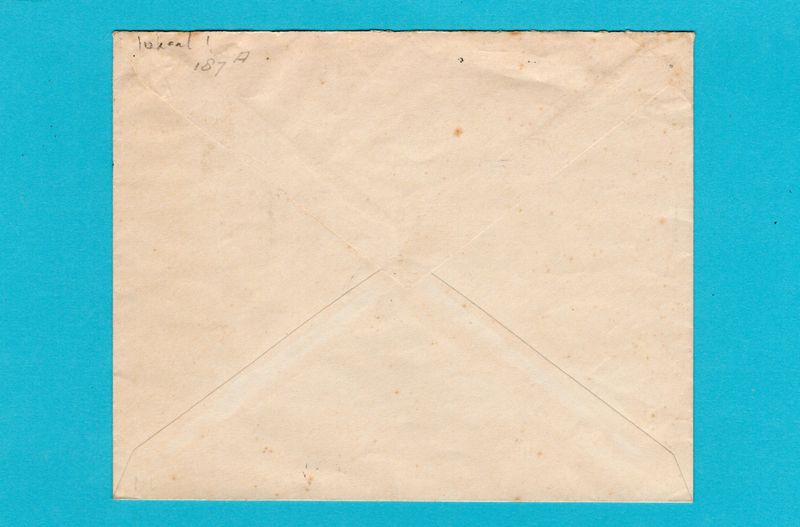 NEDERLAND expresse brief 1931 lokaal Haarlem
