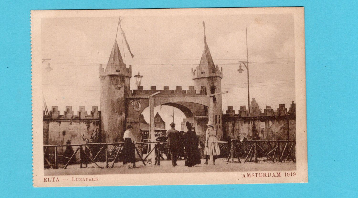 NEDERLAND prentbriefkaart ELTA Lunapark 1919 *