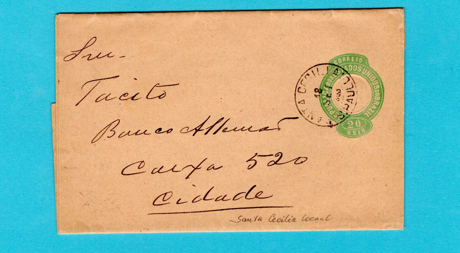 BRAZIL wrapper Santa Cecilia locally used