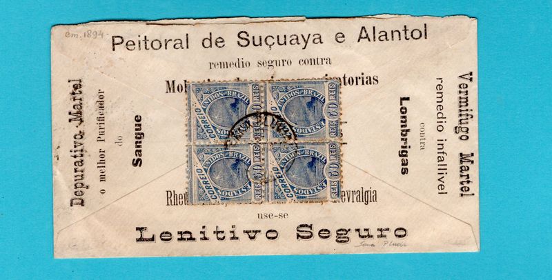 BRAZIL illustrated cover 189? Sana Pluvia to Cachoaira