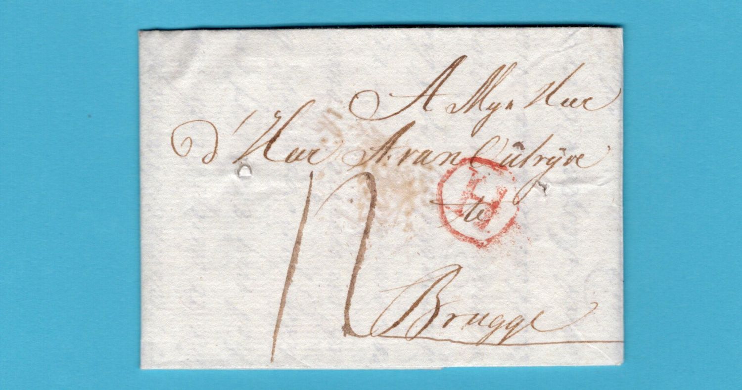 NEDERLAND complete brief 1799 Elburg met grensstempel &quot;H&quot;
