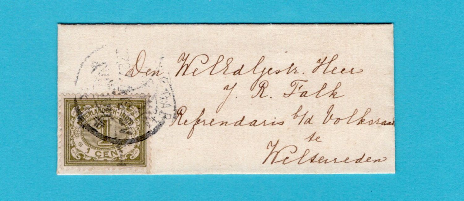 NETHERLANDS EAST INDIES printed matter 1912 Weltevreden