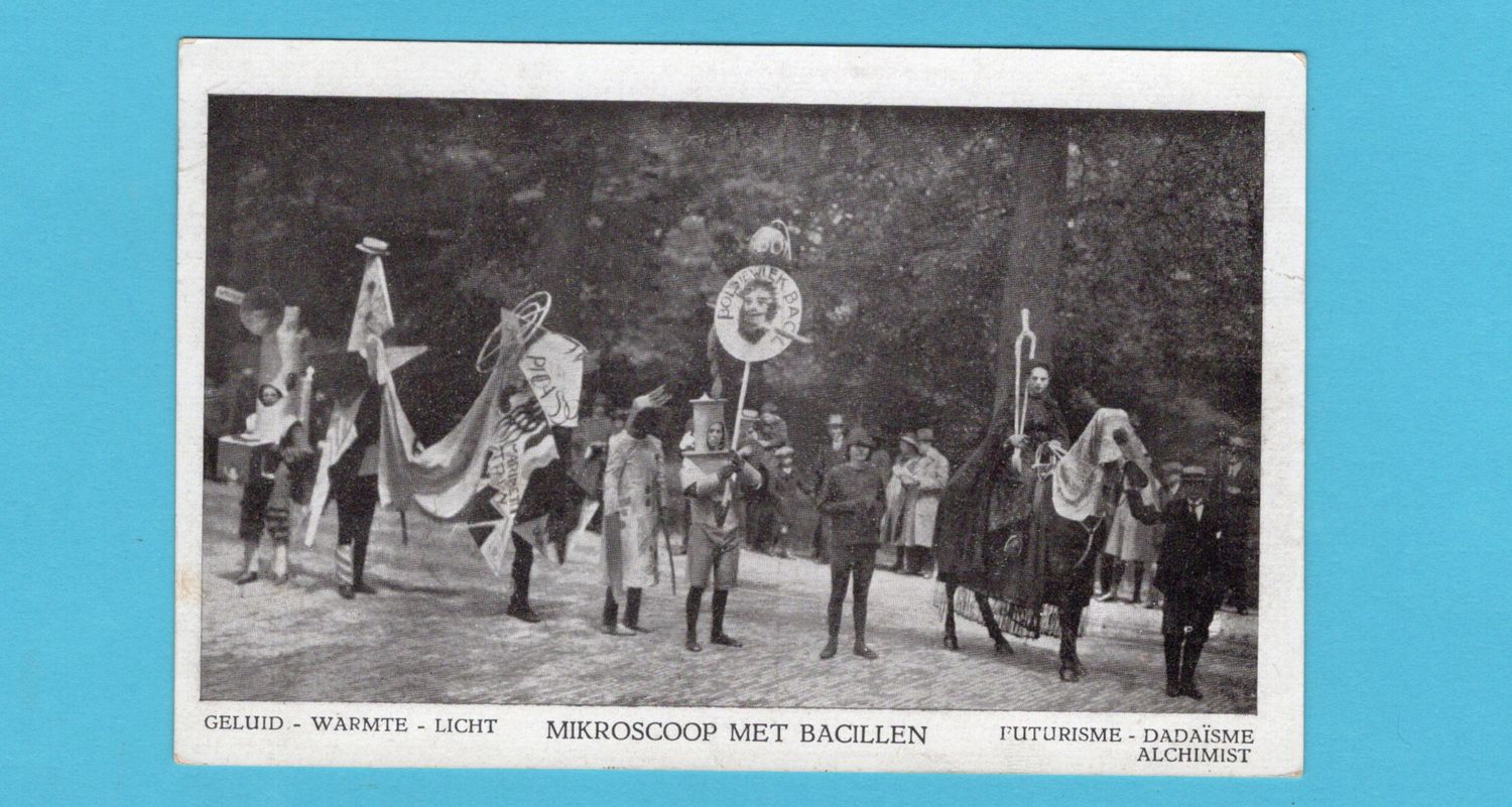 NEDERLAND prentbriefkaart Futurisme - Dadaïsme 1921 Utrecht