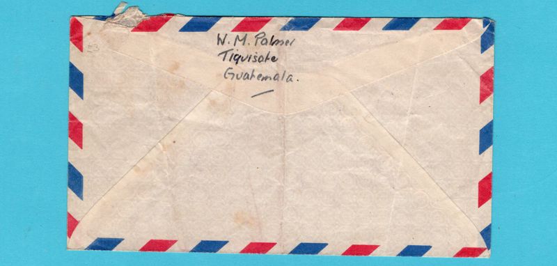 GUATEMALA train - air cover 1947 Tiquisate-Rio Blanco to Scotland