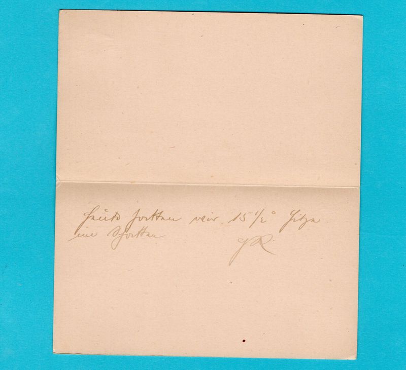 PERU postal card with paid reply 1893 Lima to Germany