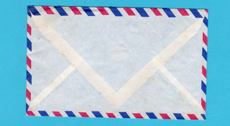 CHILE cover 1975 Penco with Mahatma Gandhi franking to England