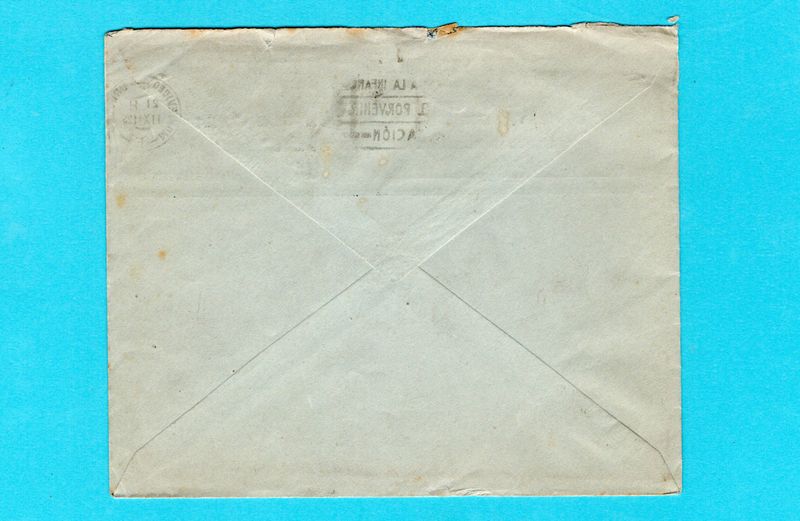 URUGUAY cover 1925 Montevideo to Germany