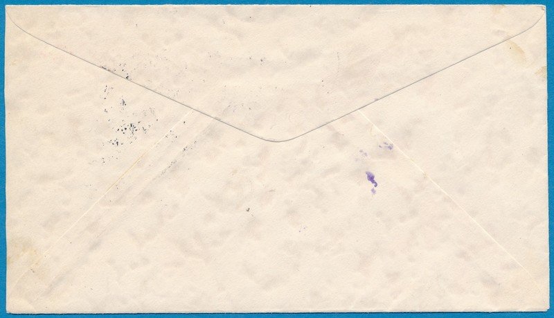 ENGELAND perfin brief 1935 PAQUEBOT Hoek van Holland naar USA