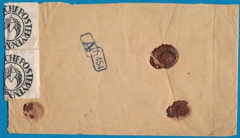 ENGELAND brief 1930 beschadigd te Rotterdam ontvangen