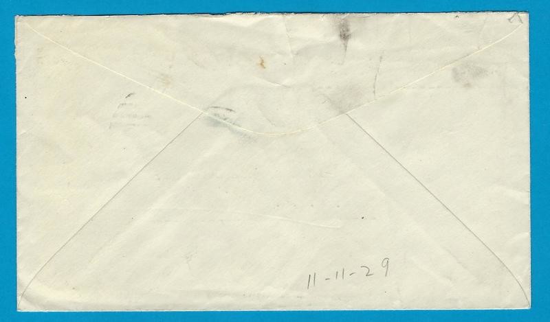 HONDURAS paquebot cover 1929 with New York cancel