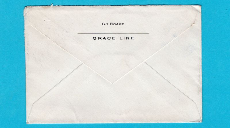 CURAÇAO Grace Line brief 1941 Willemstad naar USA