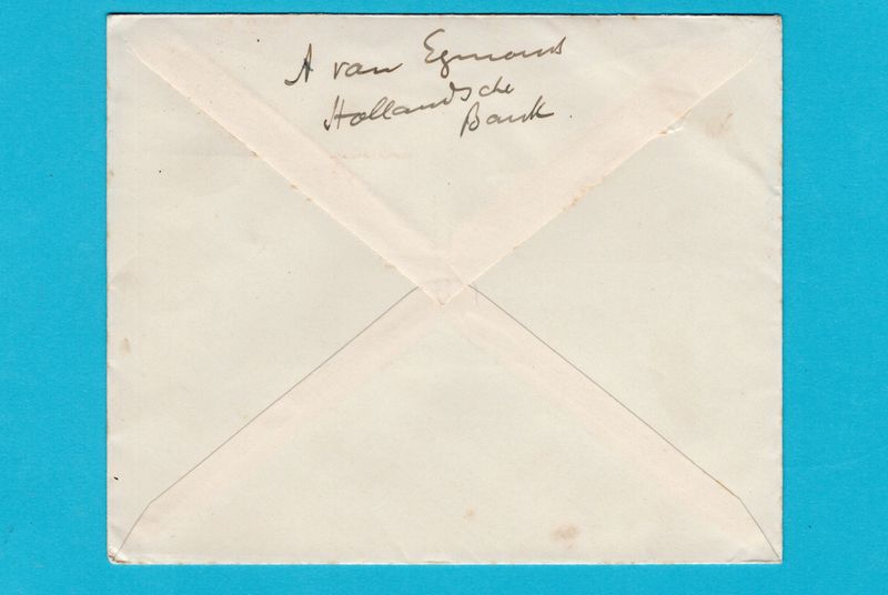 CURAÇAO envelop 1932 Curaçao met transorma AAAA naar Deventer