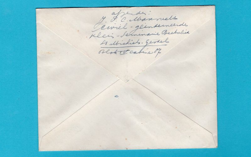 NEDERLAND R brief Interneringskamp Beekvliet 1943 St MichielsGestel