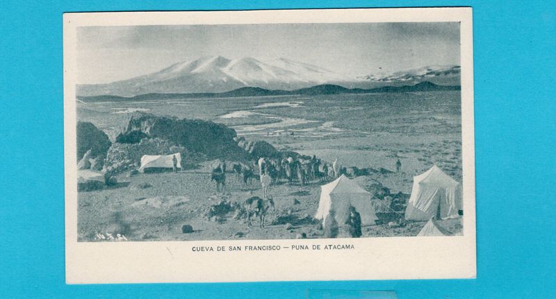 ARGENTINA illustrated postal card Cueva de Sn Francisco 1903