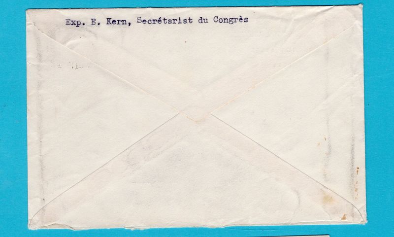 ARGENTINA cover UPU congress 1939 Buenos Aires to Switzerland