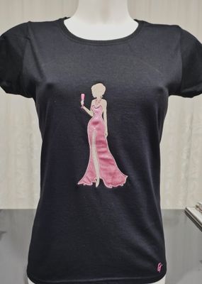 T-Shirt donna con ricamo
