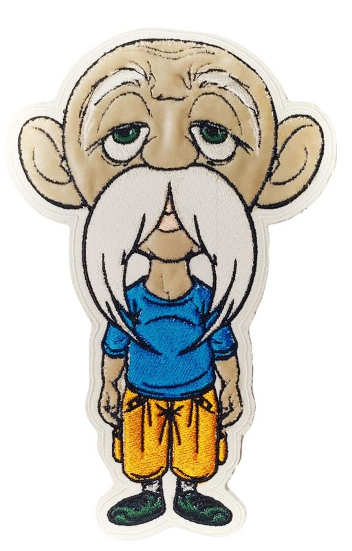 Patch omino coi baffi