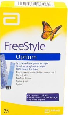FREE STYLE OPTIUM 25 STRIPS