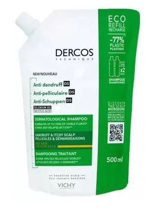 VICHY DERCOS  SHAMPOO REFILL 500 m