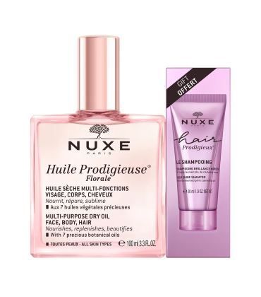 NUXE HUILE PRODIGIEUSE FLORALE 100 ML+ NUXE HAIR PRODIGIEUX SHAMPOO DA 30 ML