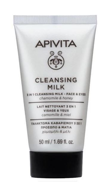 Apivita 3 in 1  Latte Detergente Viso e Occhi