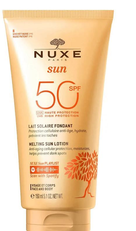 NUXE sun LAIT SOLAIRE FONDANT SPF 50