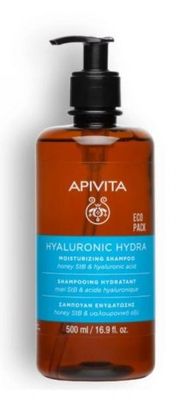 Apivita Hyaluronic Hydra Shampoo Tous Types de Cheveux 500ml