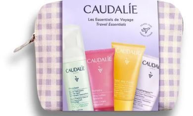 Caudalie Trousse da Viaggio Mousse Detergente 50ml + Crema Viso 15ml + Gel Doccia 30ml + Crema Corpo 30ml