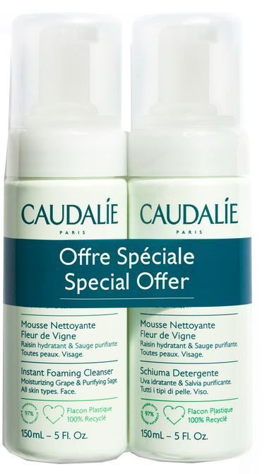 CAUDALIE VINOCLEAN DUO SCHIUMA DETERGENTE