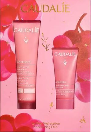 Caudalie Vinohydra Cofanetto Xmas Crema Sorbetto 60ml + Gel Detergente 30ml
