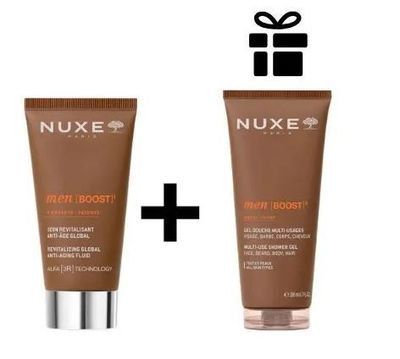 Nuxe Men Duo Anti età - Fluido viso anti età rivitalizzante 50 ml + gel doccia 100 ml OMAGGIO Nuxe Men Duo Anti età - Fluido viso anti età rivitalizzante 50 ml + gel doccia 100 ml OMAGGIO