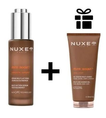 Nuxe Men Duo Energizzante - Siero viso anti età da uomo 30 ml + gel doccia 100 ml OMAGGIO