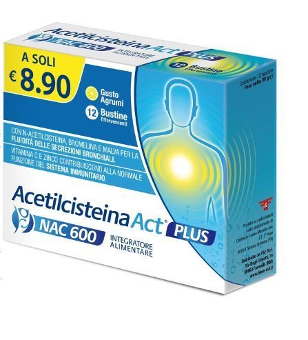 ACETILCISTEINA ACT PLUS NAC600 ACETILCISTEINA ACT PLUS NAC600