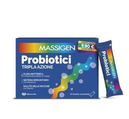 MASSIGEN PROBIOTICI 12 STICK MASSIGEN PROBIOTICI 12 STICK