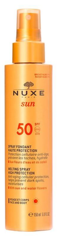NUXE sun 50 SPF SPRAY FONDANT HAUTE PROTECTION NUXE sun 50 SPF SPRAY FONDANT HAUTE PROTECTION