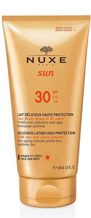 NUXE sun LAIT DÉLICIEUX HAUTE PROTECTION
